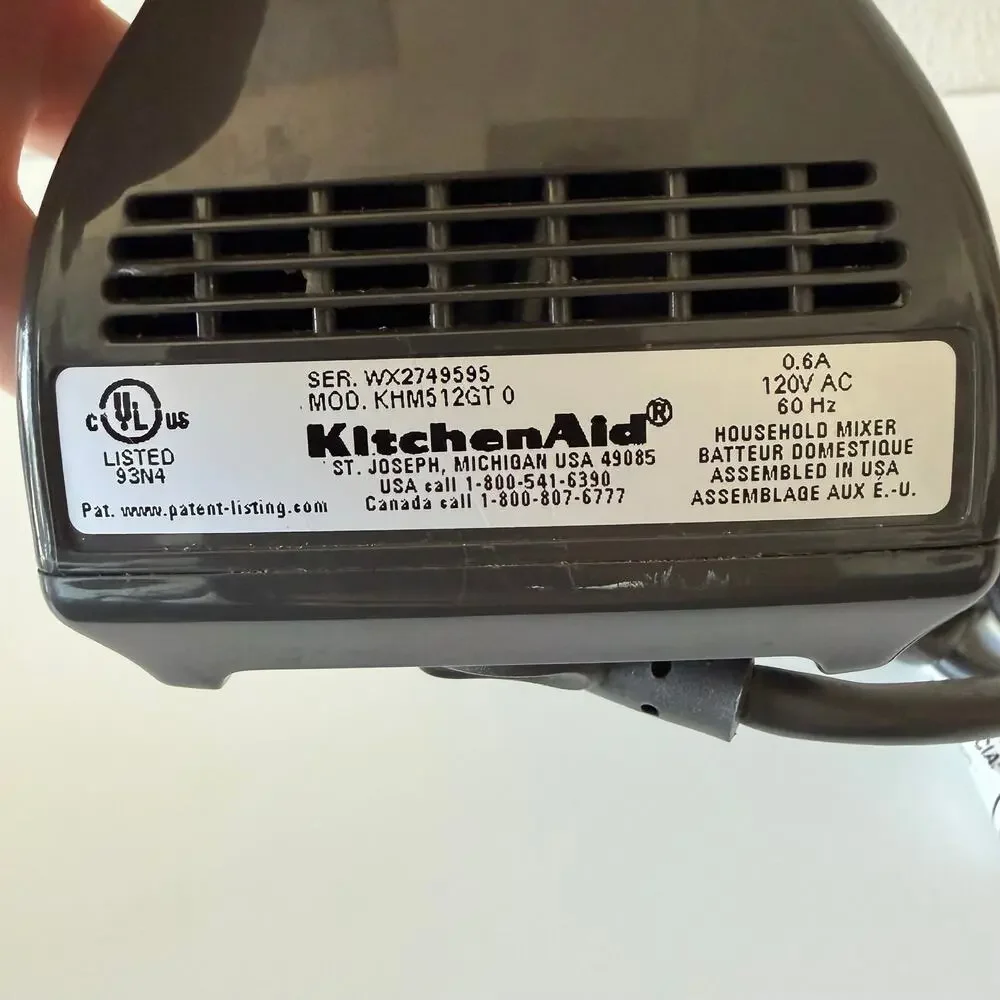 KitchenAid Black 5-Speed 120V Hand Mixer (Mixer Only)